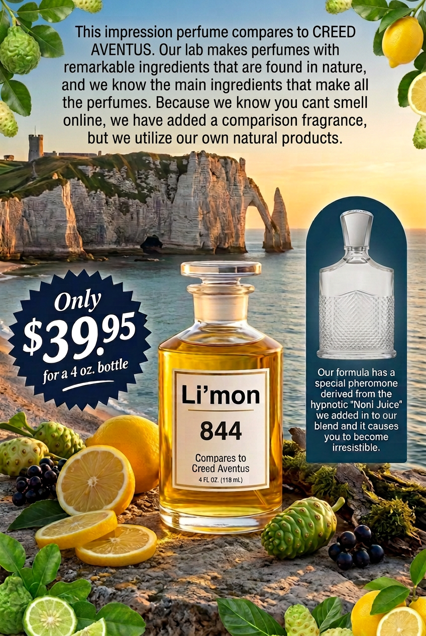 Li'mon Cologne Parfum (Unisex) Compare to Creed Aventus